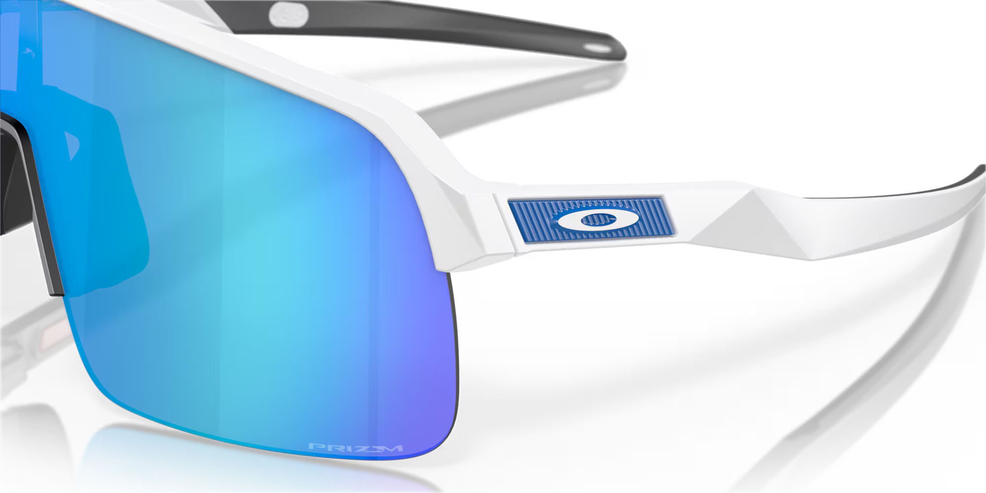 Oakley Sutro Lite Sunglasses – Prizm Sapphire Lenses with Matte White Frame