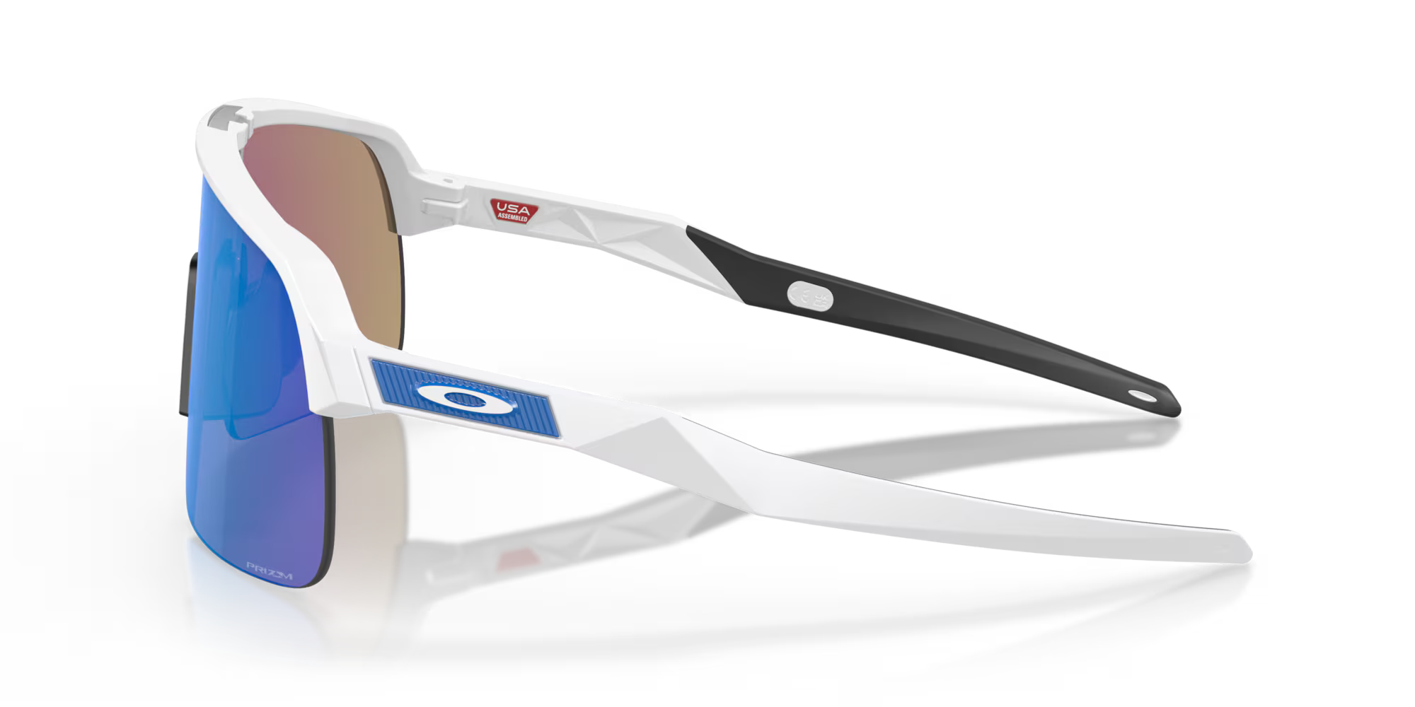 Oakley Sutro Lite Sunglasses – Prizm Sapphire Lenses with Matte White Frame