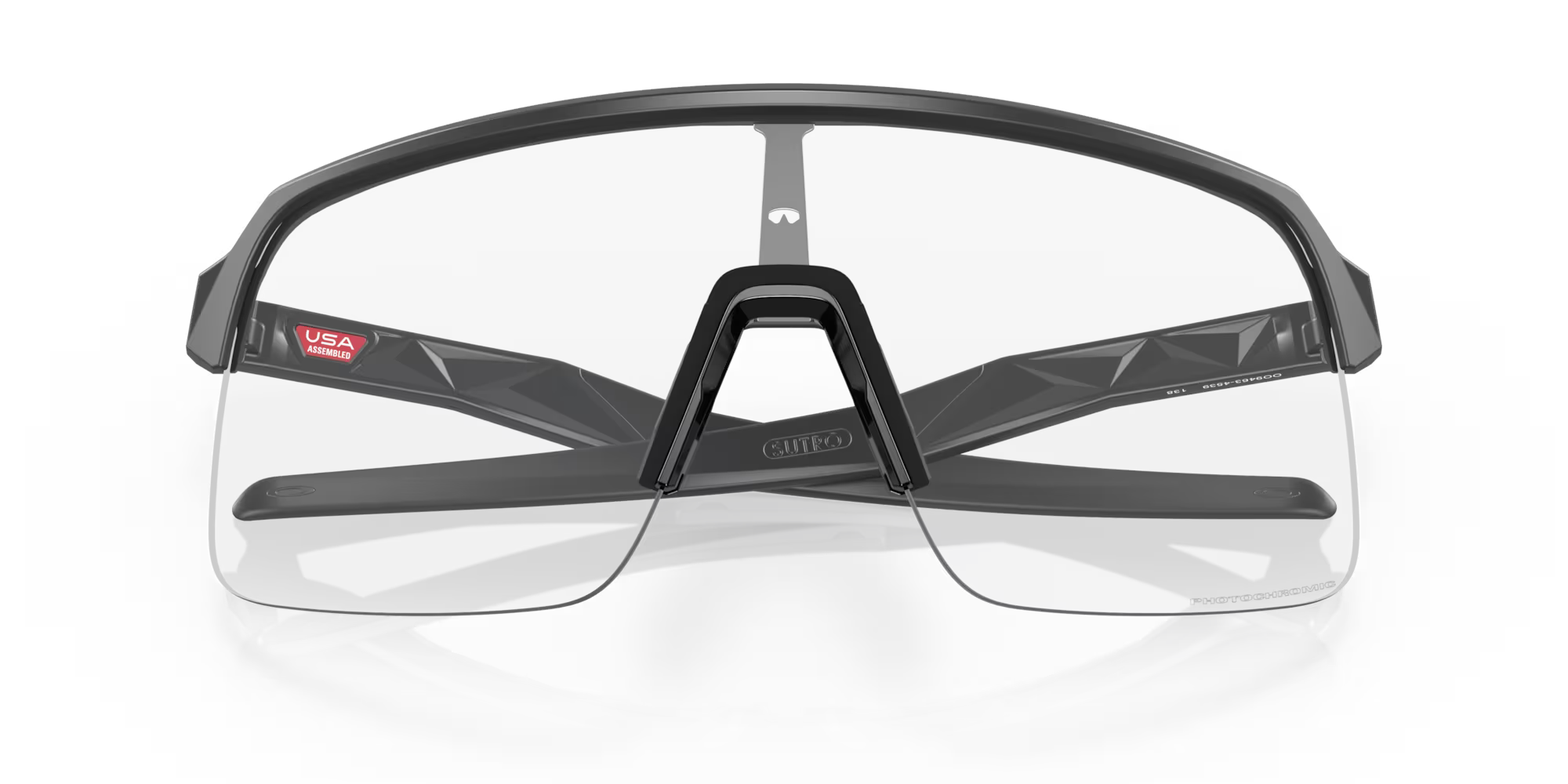 Oakley Sutro Lite Sunglasses – Clear to Black Iridium Photochromic Lenses with Matte Carbon Frame