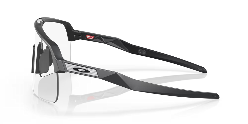Oakley Sutro Lite Sunglasses – Clear to Black Iridium Photochromic Lenses with Matte Carbon Frame