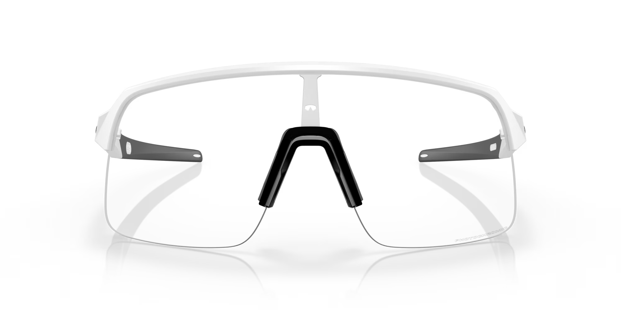 Oakley Sutro Lite Sunglasses – Clear to Black Iridium Photochromic Lenses with Matte White Frame