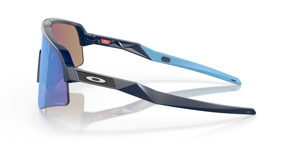 Oakley Sunglass  Sutro Lite Sweep prizm sapphire Lenses with matte navy Frame