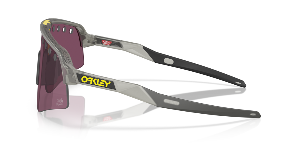 Oakley Sunglass 2025 Tour De France™ Sutro Lite Sweep prizm road black Lenses with  tour de france matte grey ink Frame