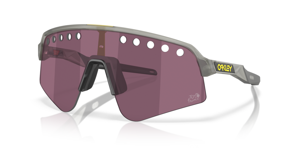 Oakley Sunglass 2025 Tour De France™ Sutro Lite Sweep prizm road black Lenses with  tour de france matte grey ink Frame