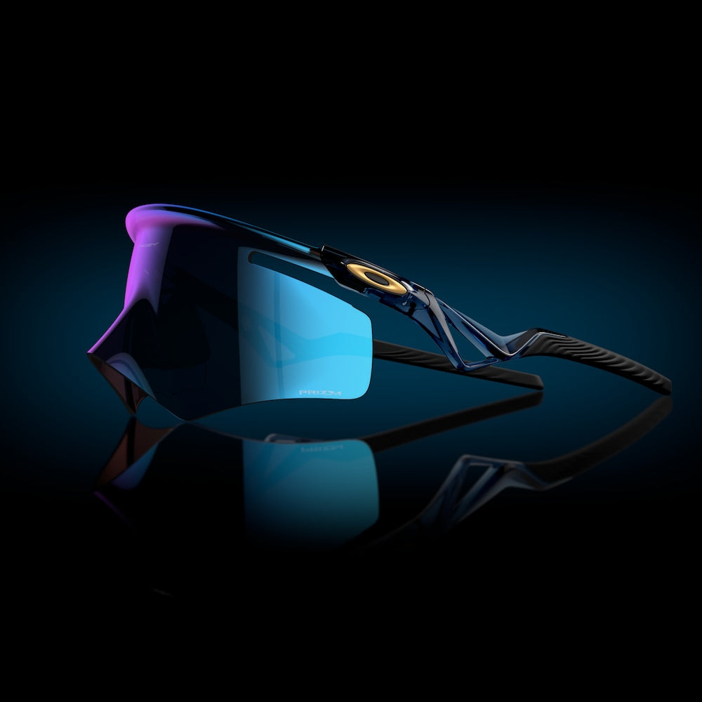 Oakley QNTM Kato Sport Sunglasses (Prizm Sapphire/Transparent Stonewash) | Cycling Gears Hub