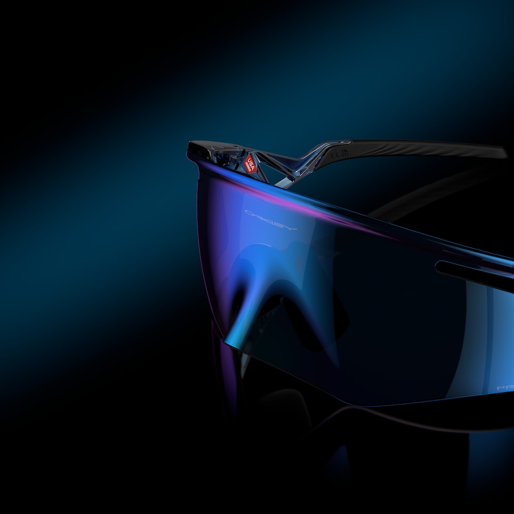 Oakley QNTM Kato Sport Sunglasses (Prizm Sapphire/Transparent Stonewash) | Cycling Gears Hub