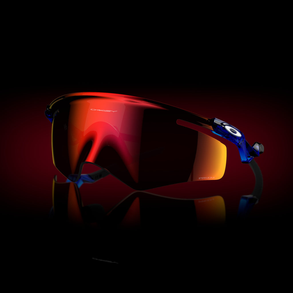 Oakley QNTM Kato™ Sunglasses – Prizm Ruby Lens with Crystal Blue Frame