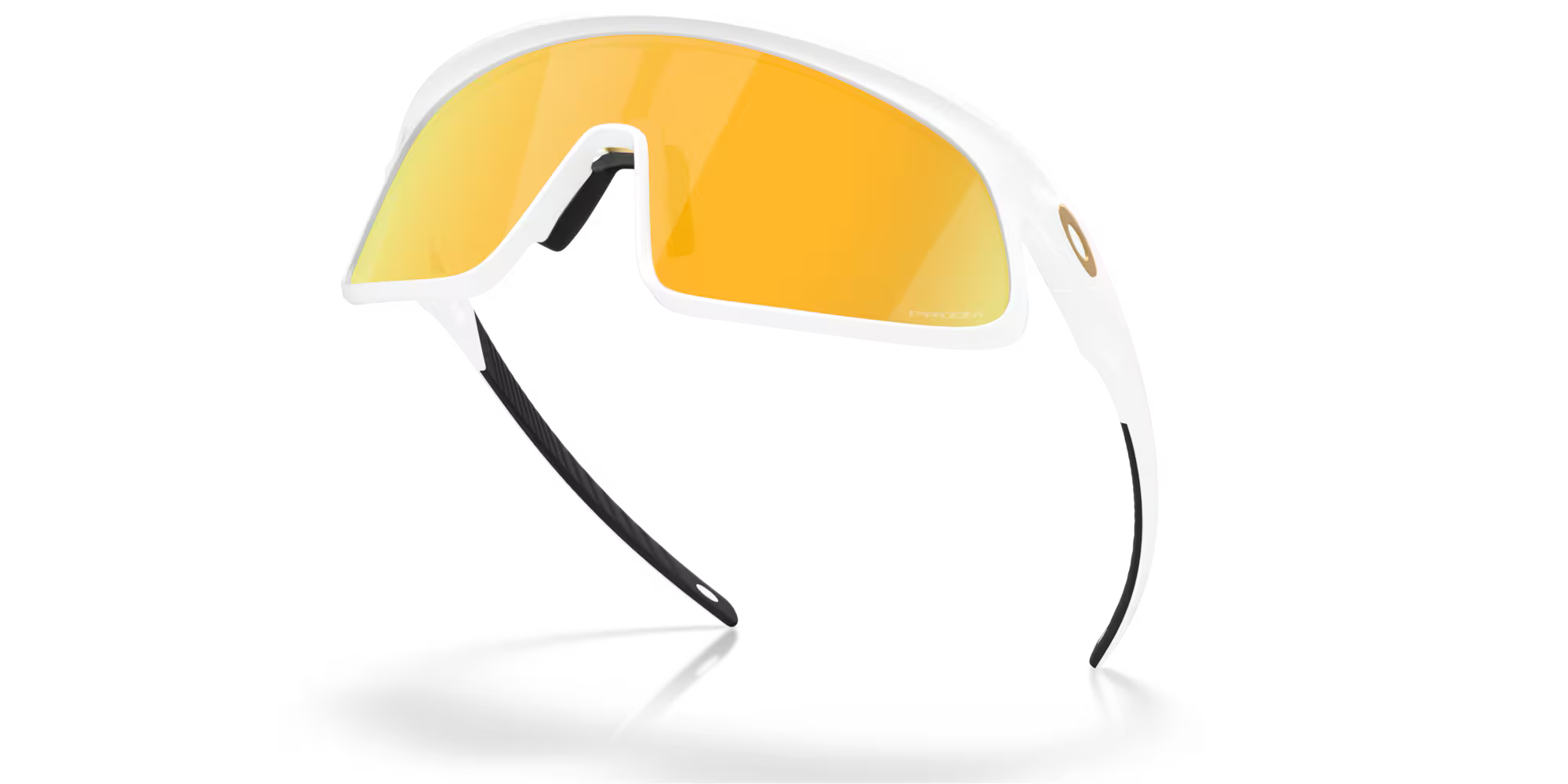 Oakley RSLV Sunglasses – Prizm 24K Lens with Matte White Frame