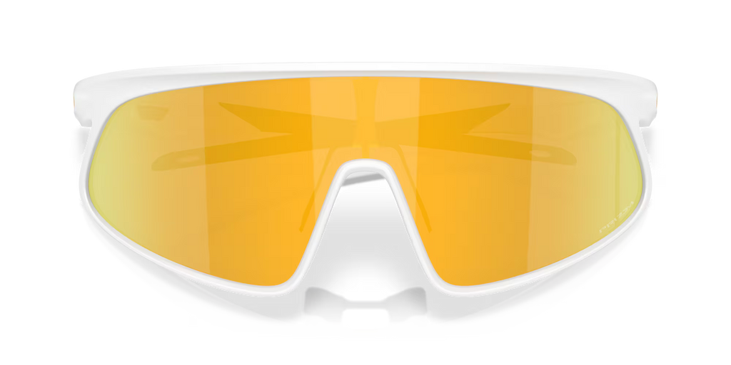 Oakley RSLV Sunglasses – Prizm 24K Lens with Matte White Frame