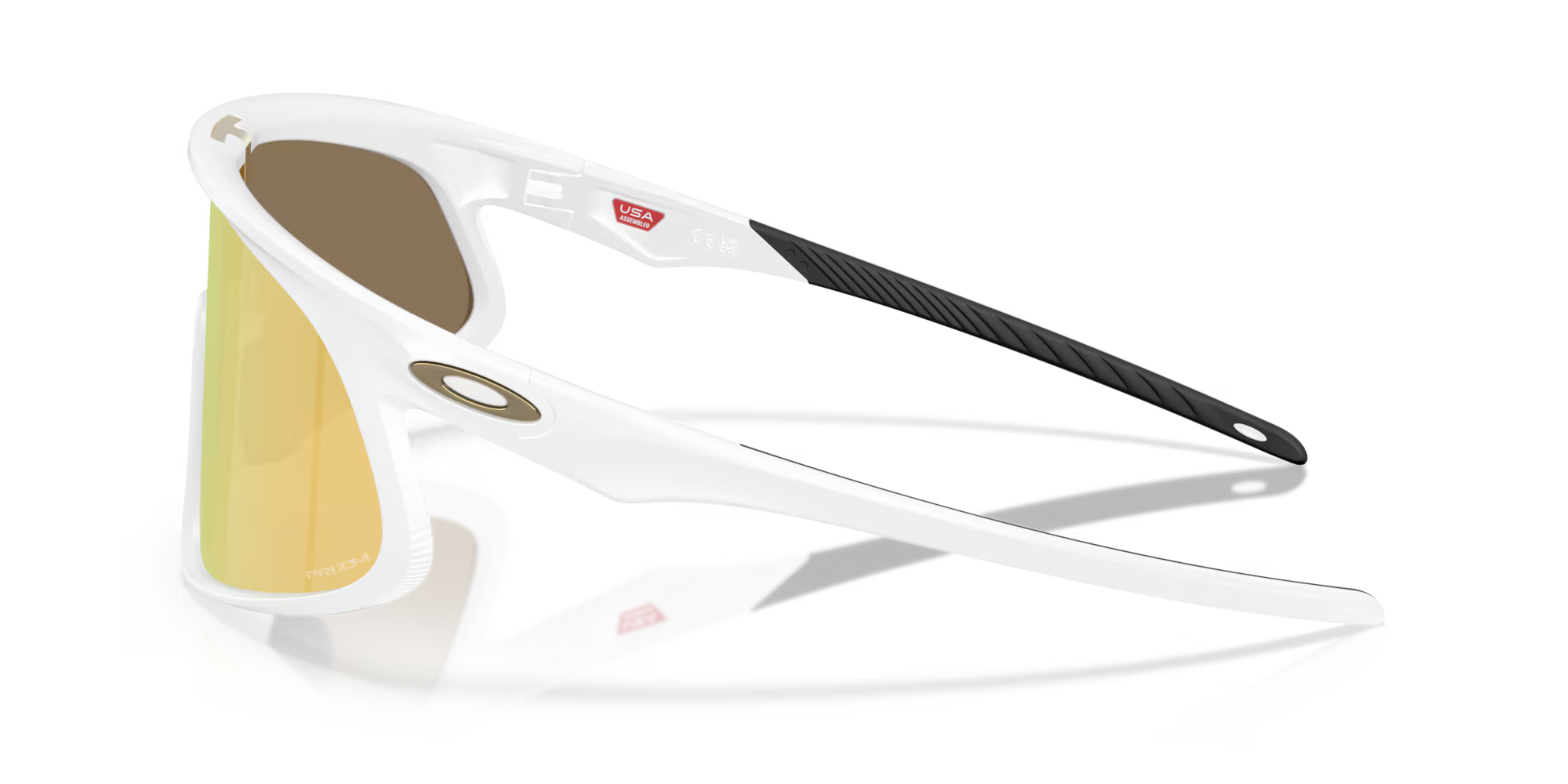 Oakley RSLV Sunglasses – Prizm 24K Lens with Matte White Frame