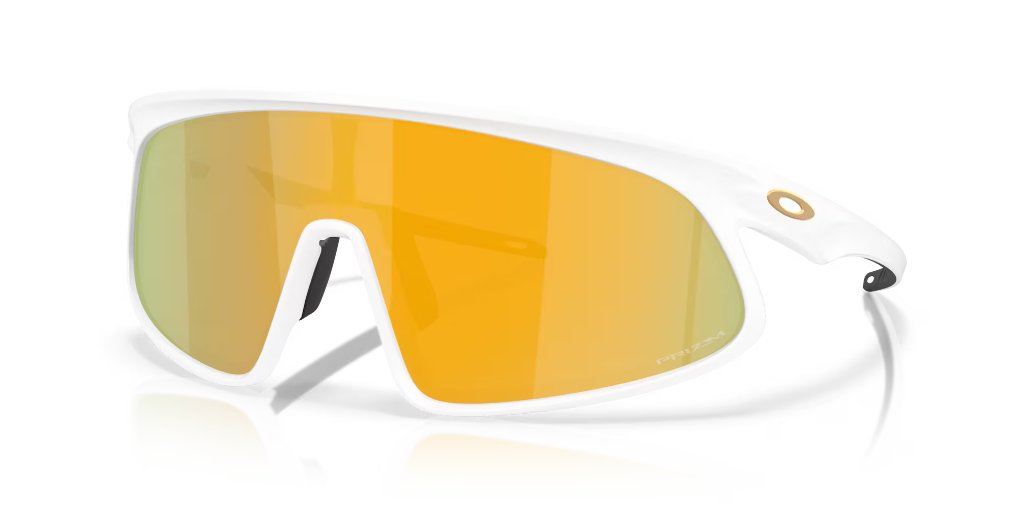 Oakley RSLV Sunglasses – Prizm 24K Lens with Matte White Frame