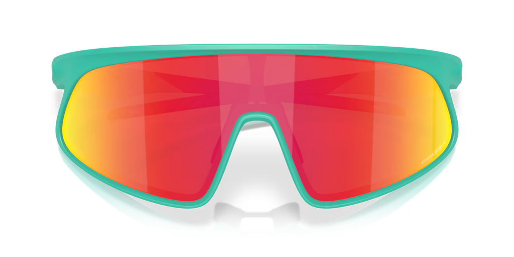 Oakley RSLV Sunglasses – Prizm Ruby Lens with Matte Celeste Frame