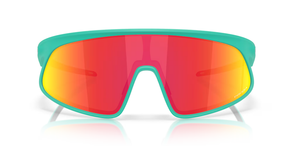 Oakley RSLV Sunglasses – Prizm Ruby Lens with Matte Celeste Frame