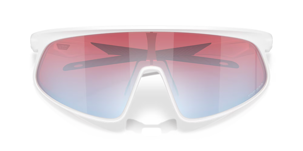 Oakley RSLV Sunglasses – Prizm Snow Sapphire Lens with Matte White Frame