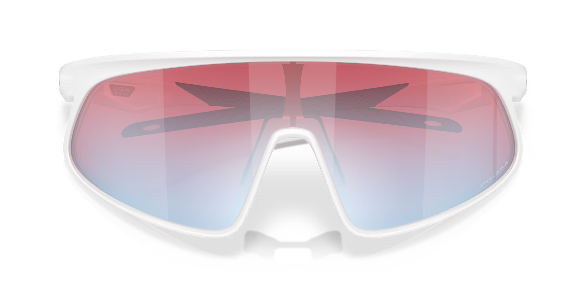 Oakley RSLV Sunglasses – Prizm Snow Sapphire Lens with Matte White Frame