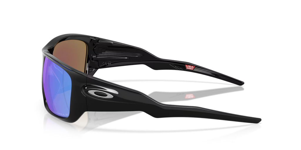 Oakley Masseter Sunglasses – Prizm Sapphire Polarized Lens with Polished Black Frame