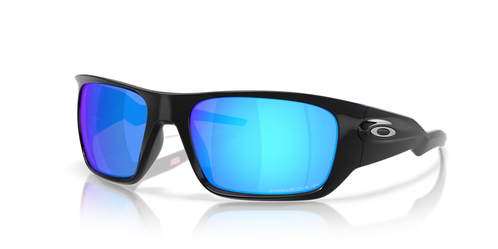 Oakley Masseter Sunglasses – Prizm Sapphire Polarized Lens with Polished Black Frame