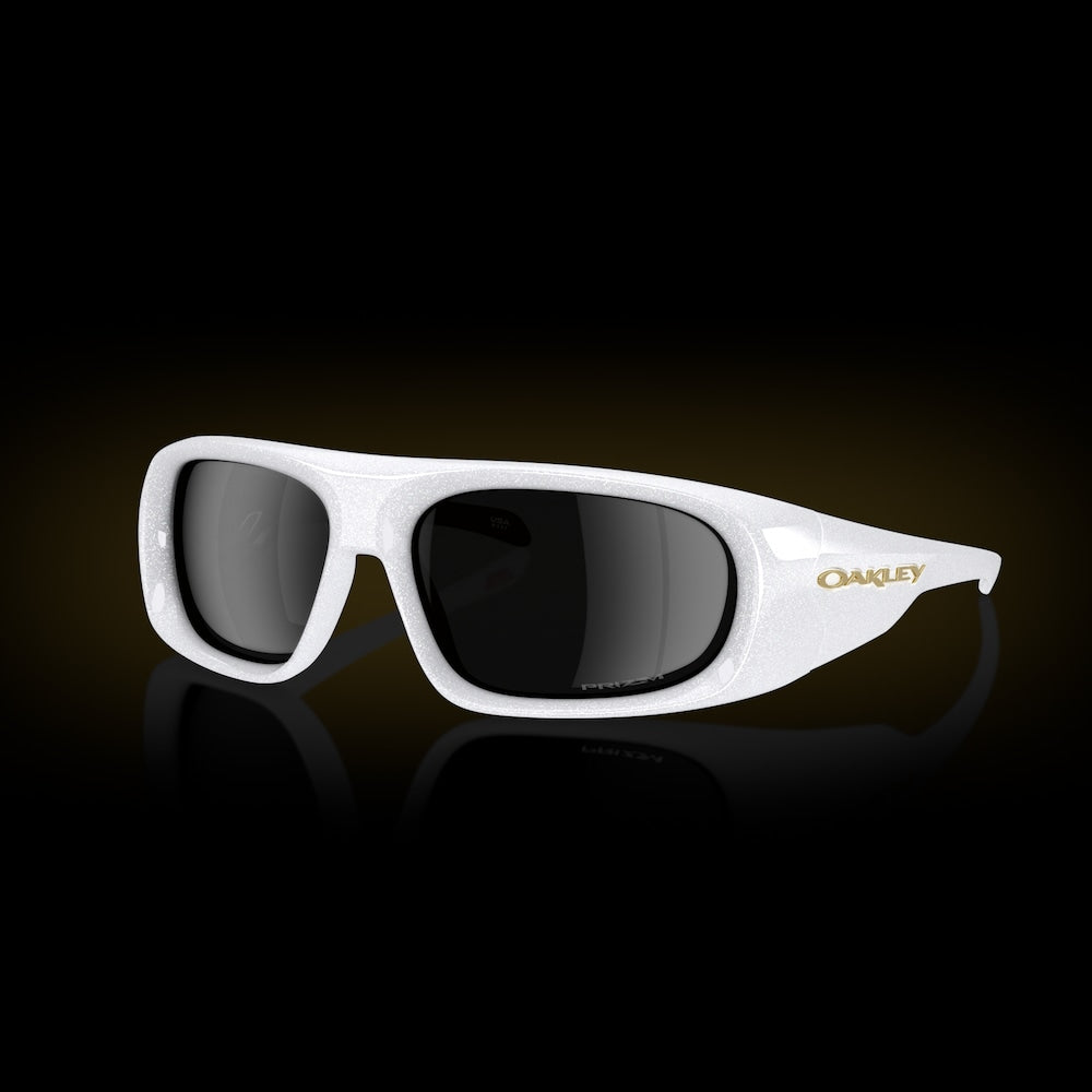 Oakley Belleville pearl white Frame with prizm black Lenses