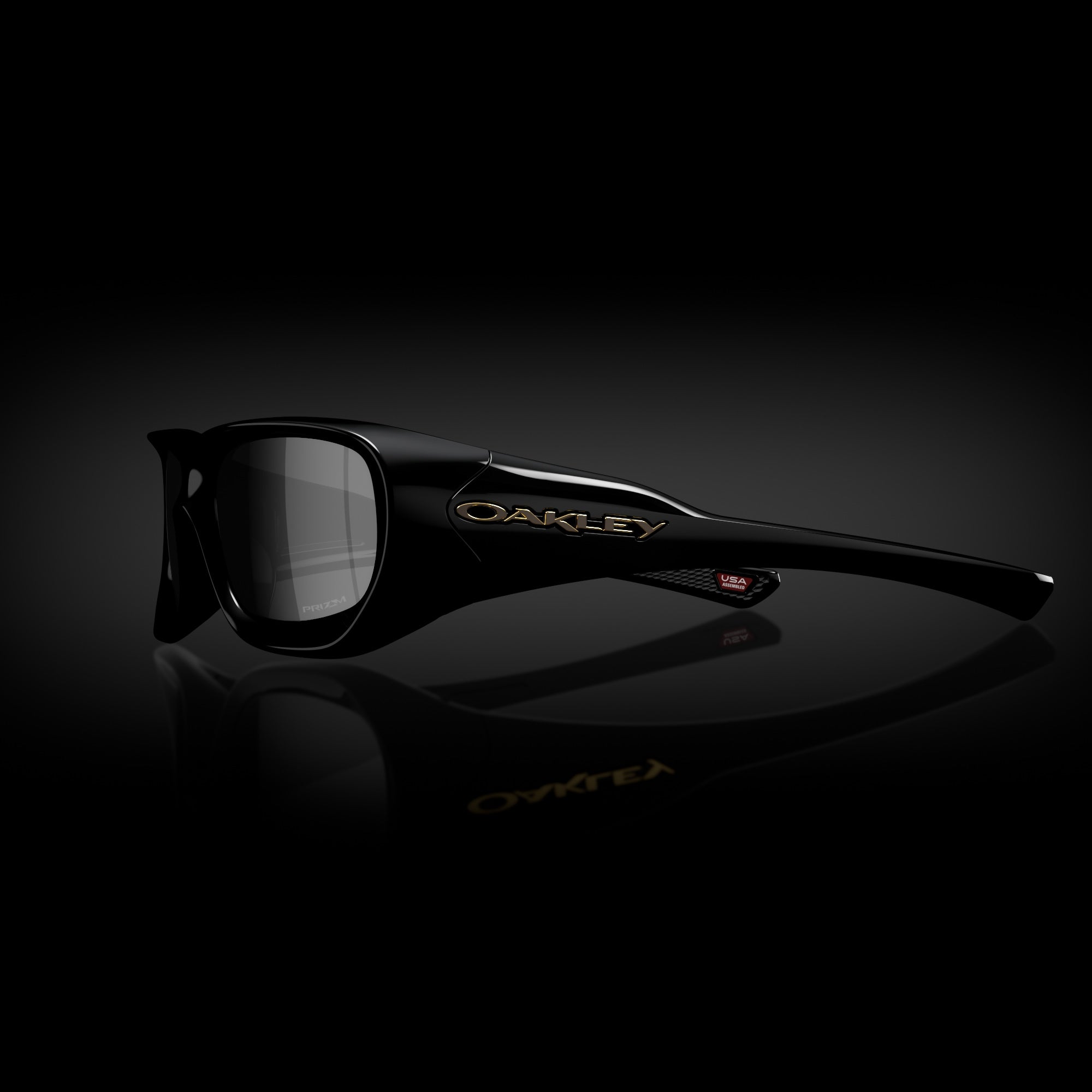 Oakley Sunglass De Soto prizm black Lenses with polished black Frame