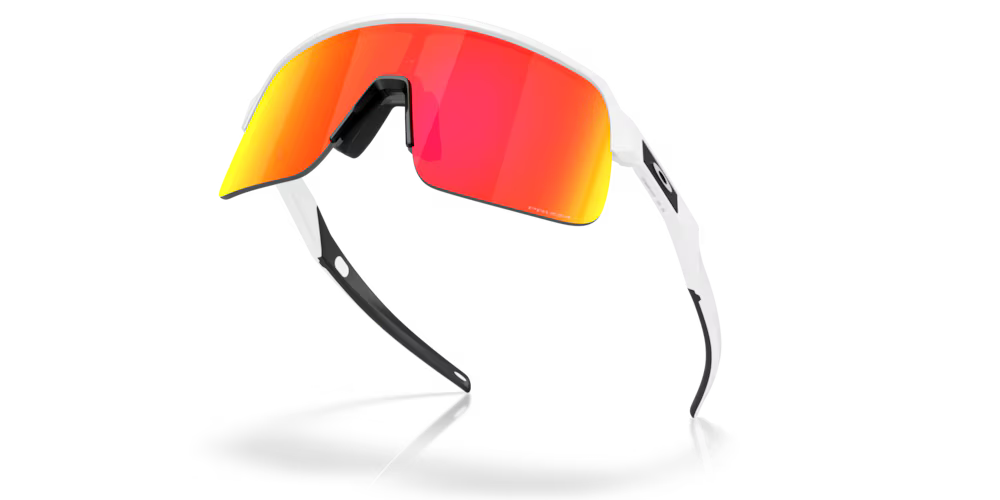 Oakley Sutro Lite S Sunglasses (Matte White/Prizm Ruby) | Cycling Gears Hub