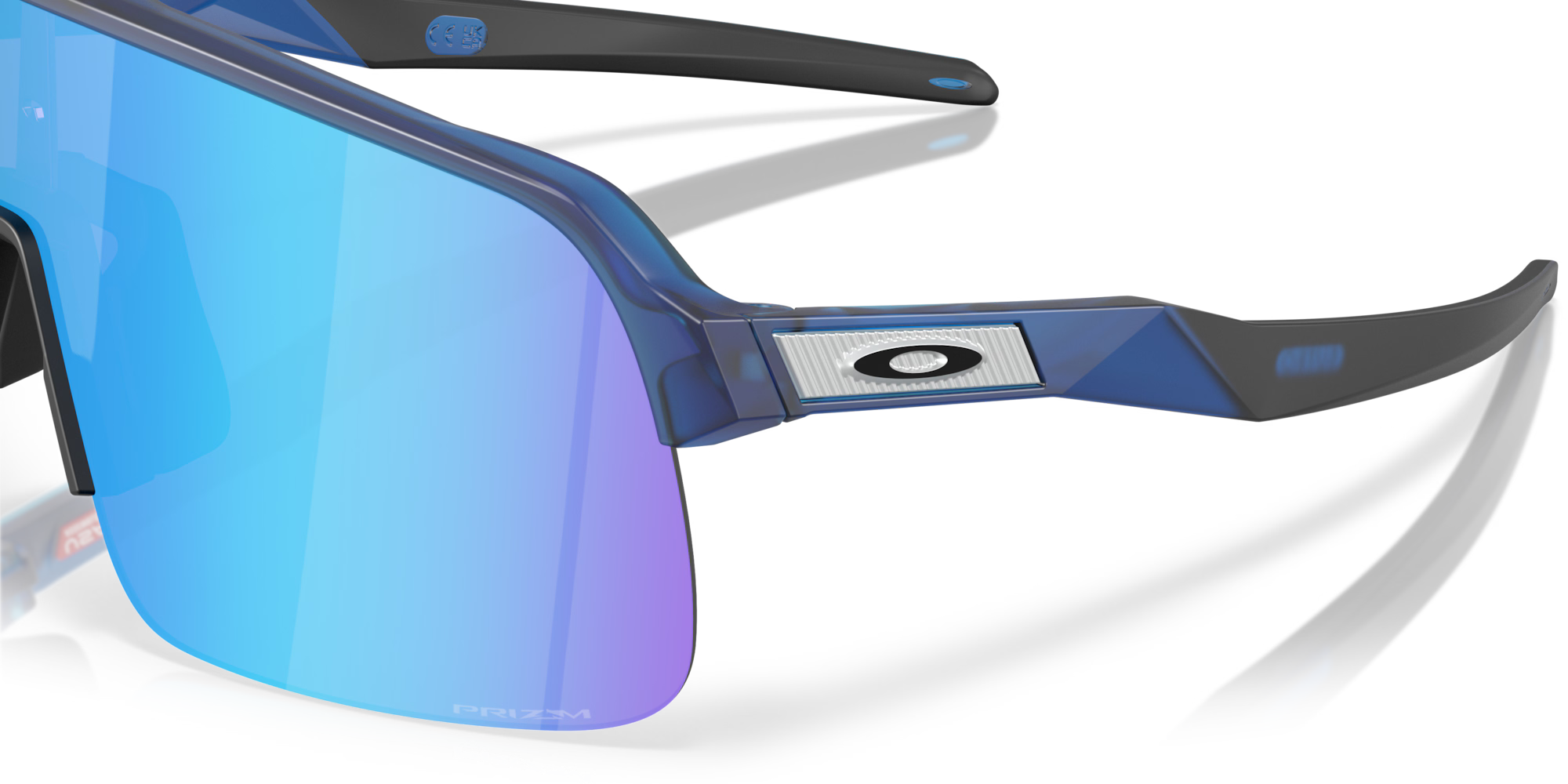 Oakley Sutro Lite S Sunglasses – Prizm Sapphire Lenses with Matte Transparent Blue Frame