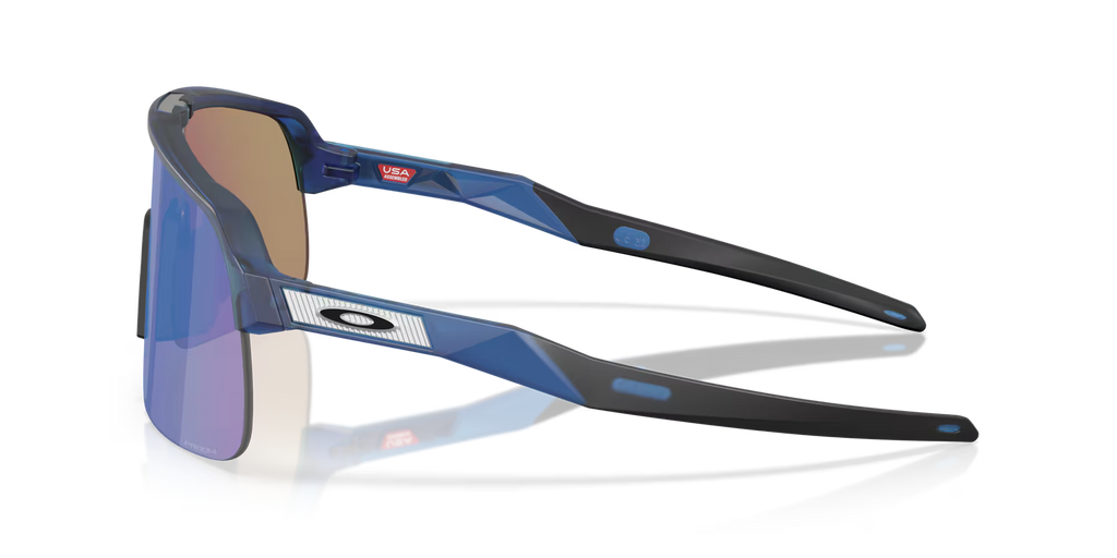 Oakley Sutro Lite S Sunglasses – Prizm Sapphire Lenses with Matte Transparent Blue Frame