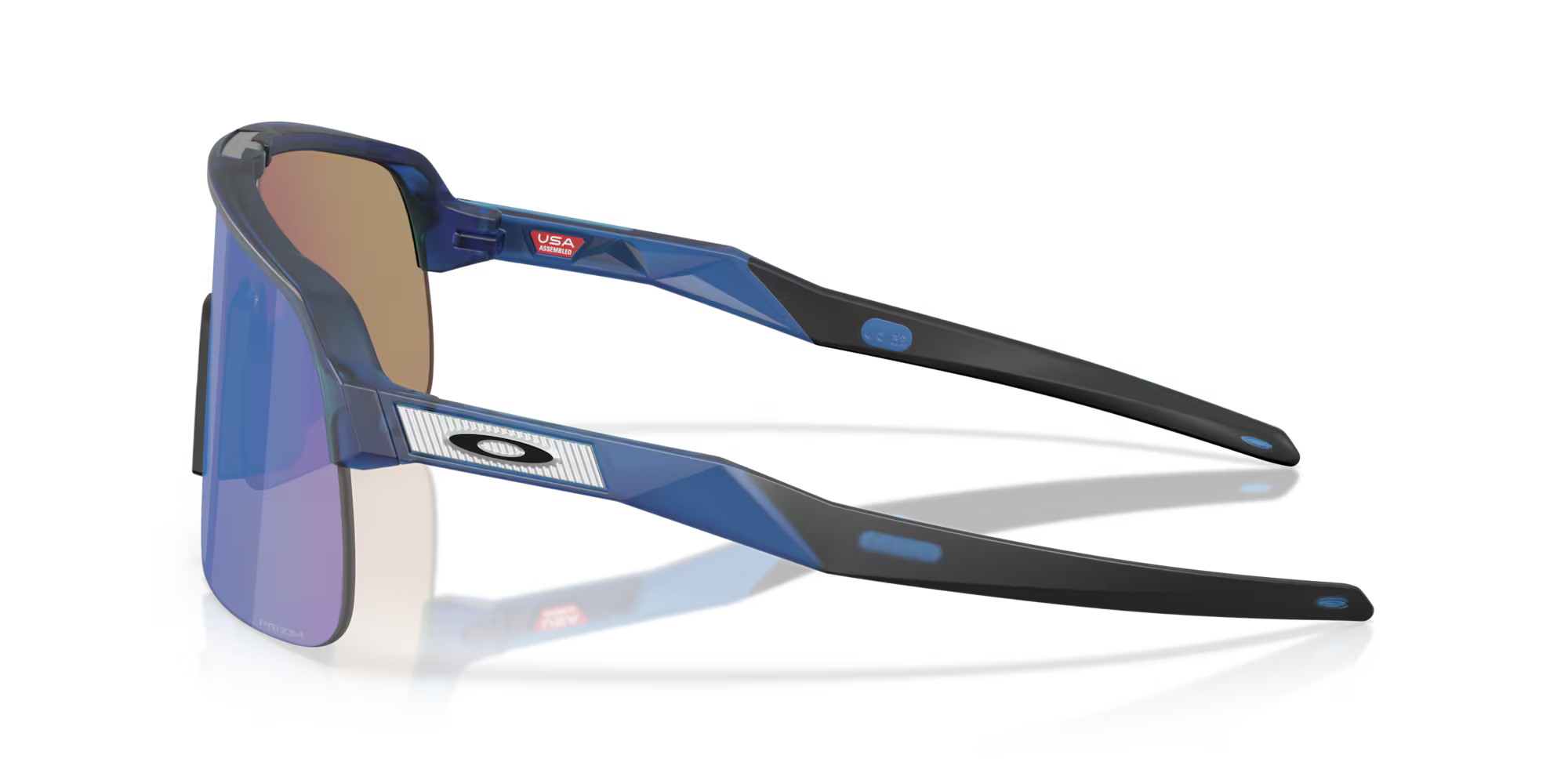 Oakley Sutro Lite S Sunglasses – Prizm Sapphire Lenses with Matte Transparent Blue Frame