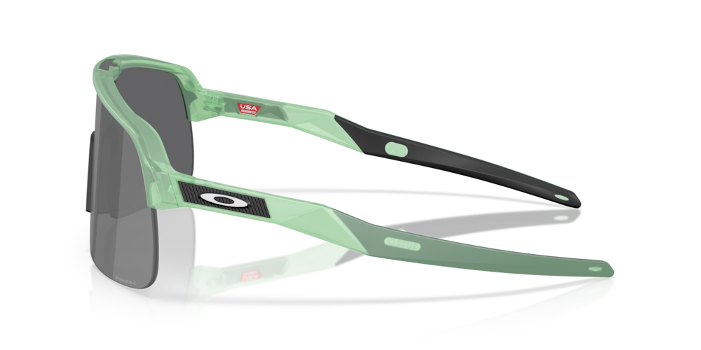 Oakley Sutro Lite S Sport Sunglasses (Prizm Black/Matt Trans Jade) | Cycling Gears Hub