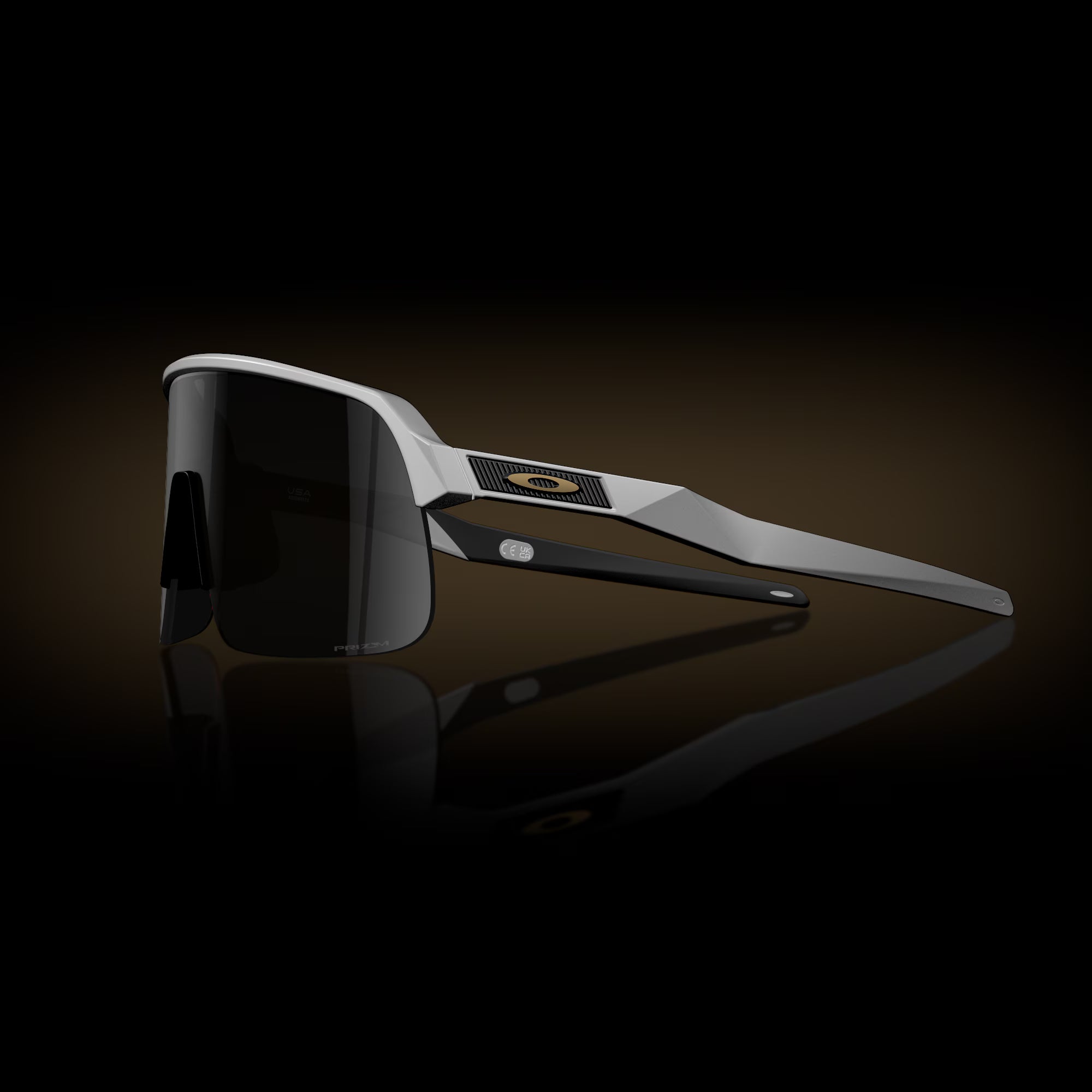Oakley Sutro Lite S Players Collection Sunglasses – Prizm Black Lenses with Matte White Frame (