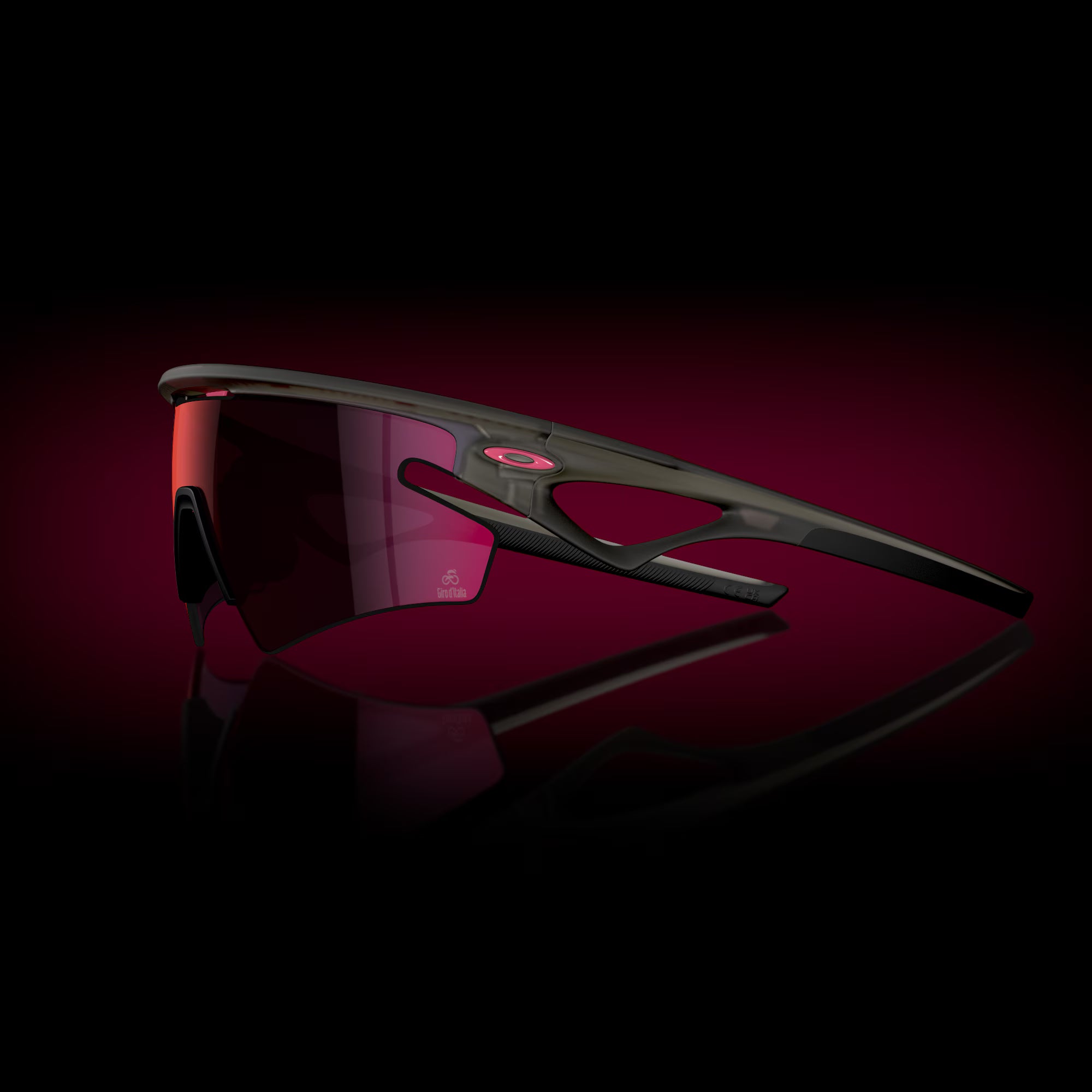 Oakley Sphaera™ Slash Giro d’Italia Collection Sunglasses – Prizm Road Lenses with Giro Grey Smoke Frame