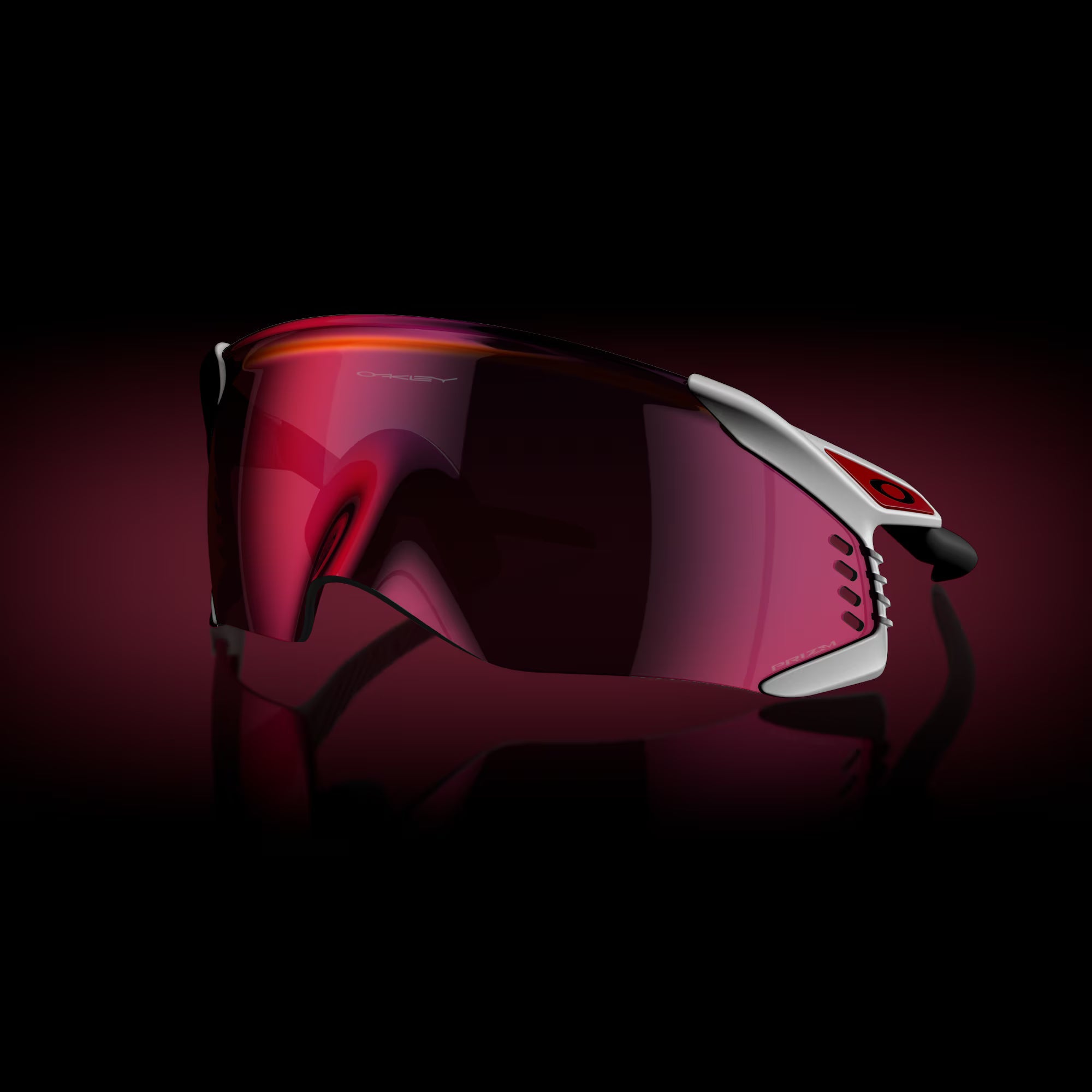 Oakley Velo Kato Sport Sunglasses (Prizm Road/Matte White) | Cycling Gears Hub