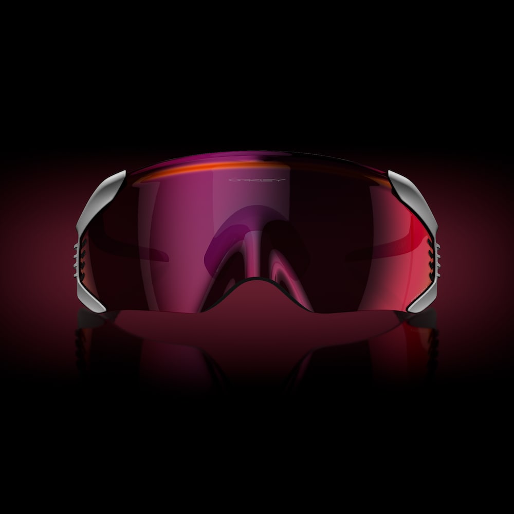 Oakley sunglass Velo Kato™ prizm road Lenses with matte white Frame