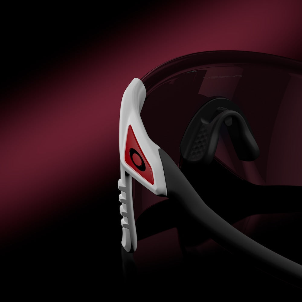 Oakley sunglass Velo Kato™ prizm road Lenses with matte white Frame