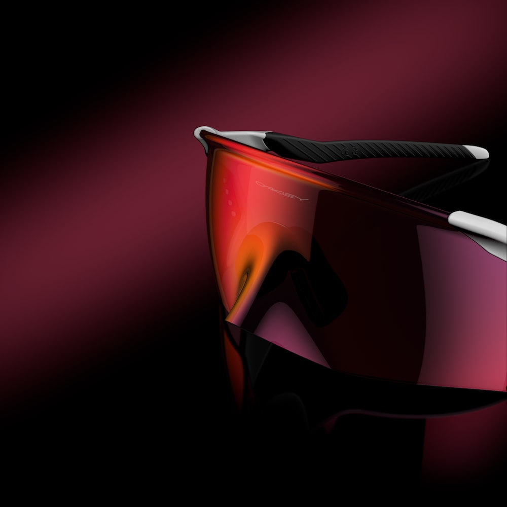Oakley sunglass Velo Kato™ prizm road Lenses with matte white Frame