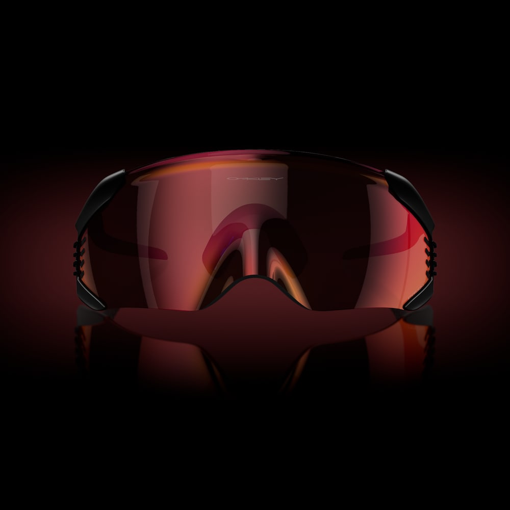 Oakley Sunglass Velo Kato prizm trail torch Lenses with matte black Frame