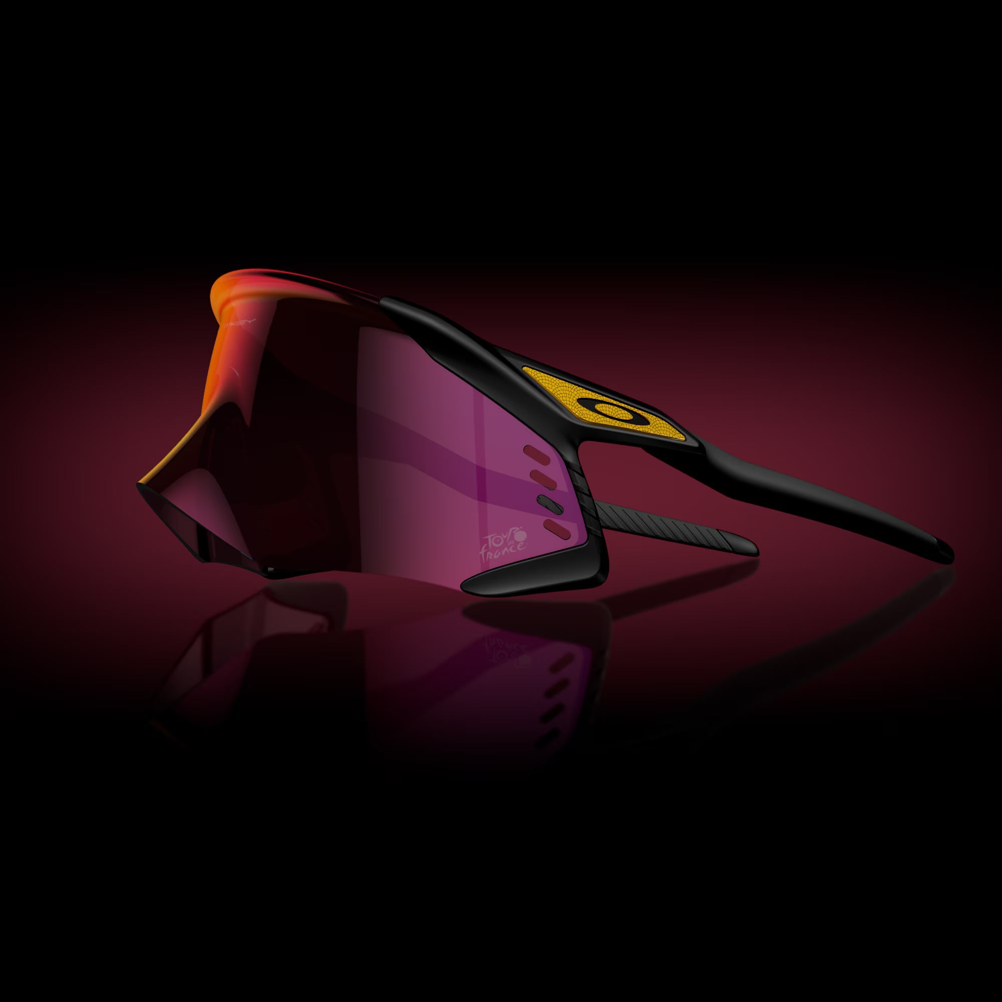 Oakley TDF Velo Kato Sport Sunglasses (Prizm Road/Matte Black) | Cycling Gears Hub