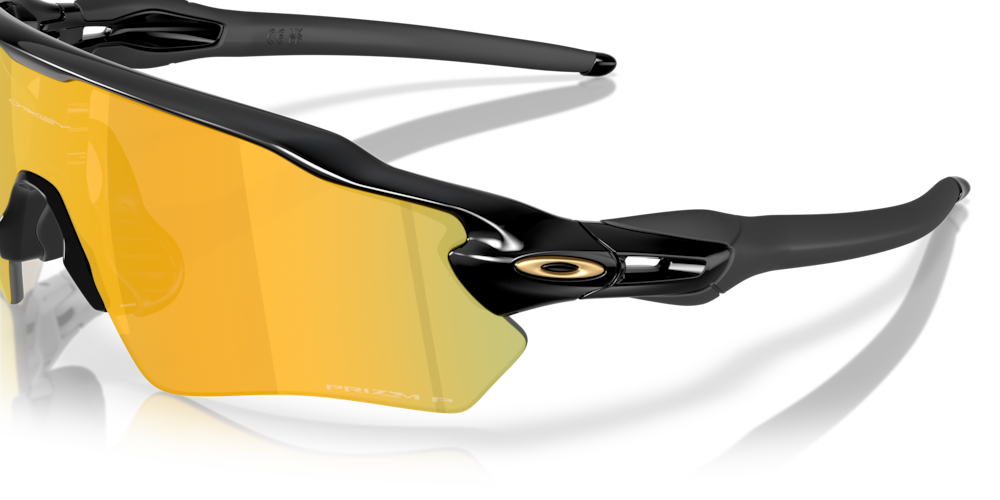 Oakley sunglass Radar® EV S Path prizm 24k polarized Lenses with polished black Frame