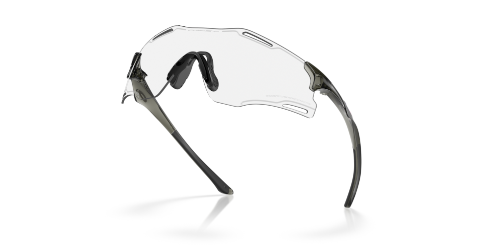 Oakley Sunglass Cybr Zero lear to black iridium photochromic Lenses with polished black Frame