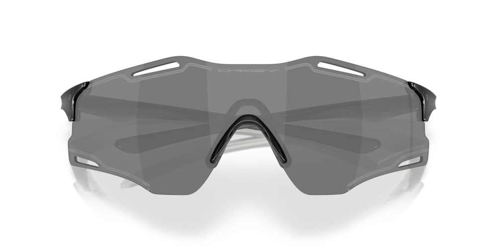 Oakley Sunglass Cybr Zero lear to black iridium photochromic Lenses with polished black Frame