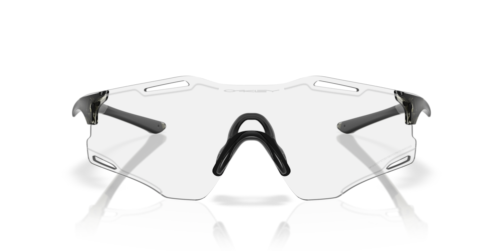 Oakley Sunglass Cybr Zero lear to black iridium photochromic Lenses with polished black Frame