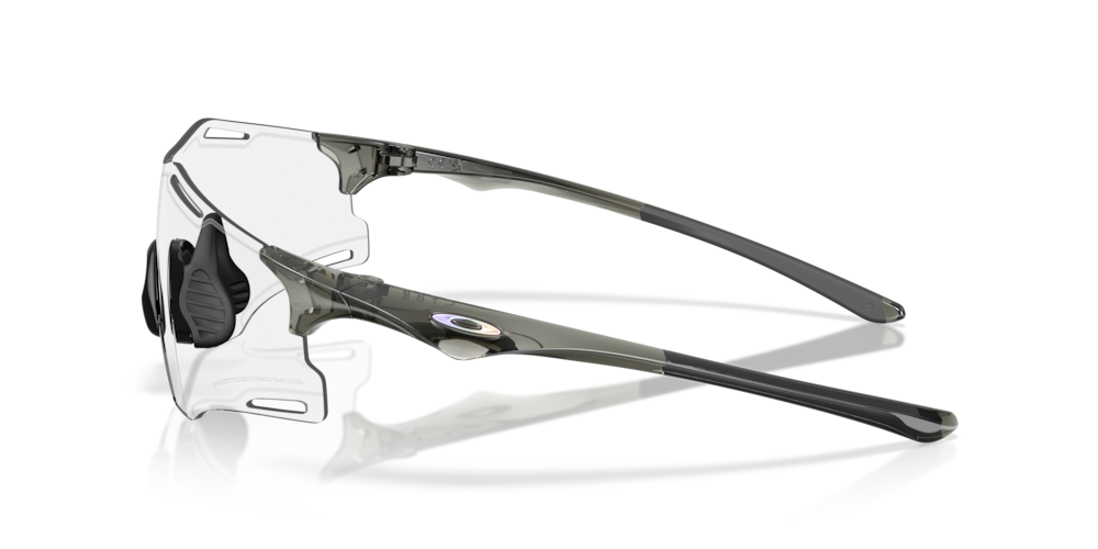 Oakley Sunglass Cybr Zero lear to black iridium photochromic Lenses with polished black Frame