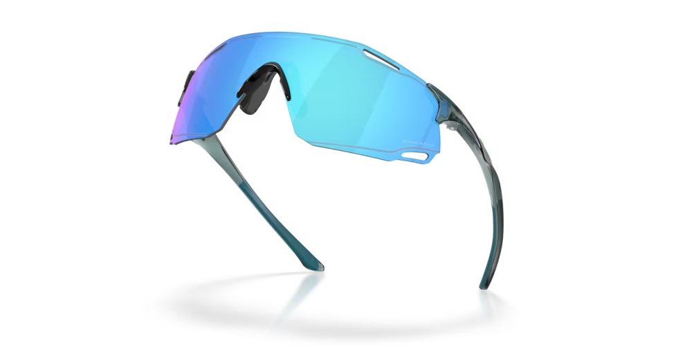 Oakley Cybr Dyno Sunglasses (Polished Black/Prizm Sapphire) | Cycling Gears Hub