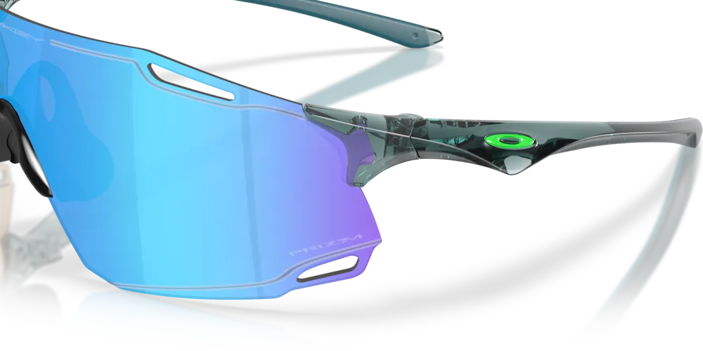 Oakley Cybr Dyno Sunglasses (Polished Black/Prizm Sapphire) | Cycling Gears Hub