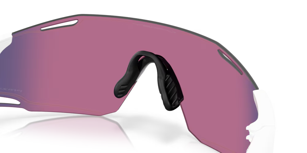Oakley Cybr Dyno Sunglasses (Polished White/Prizm Road) | Cycling Gears Hub