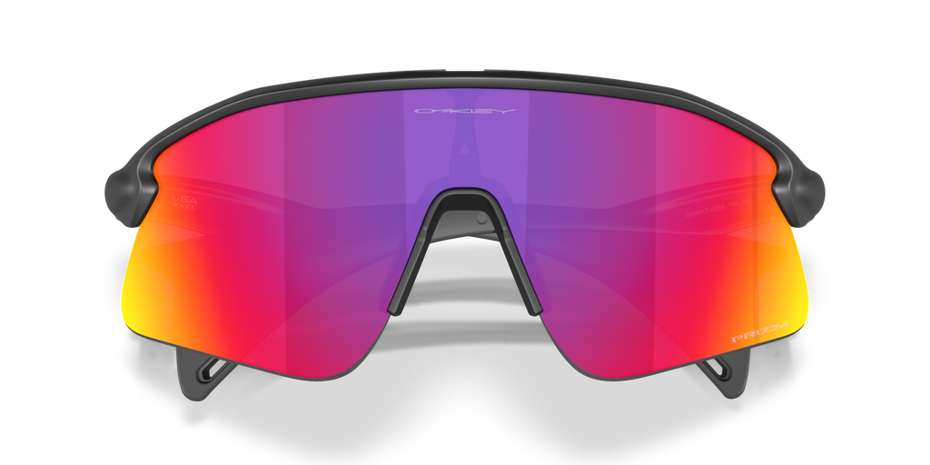 Stunt Devil matte black sunglasses with Prizm Road shield lens