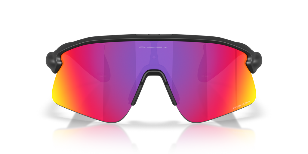 Stunt Devil matte black sunglasses with Prizm Road shield lens