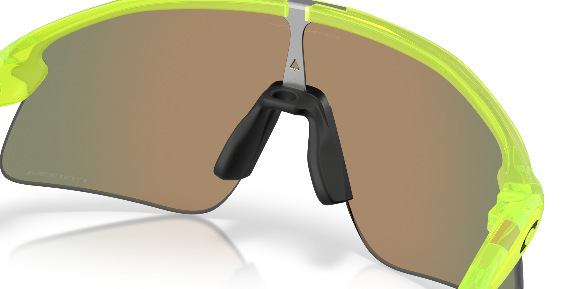 Oakley Stunt Devil matte uranium sunglasses with Prizm Ruby shield lens