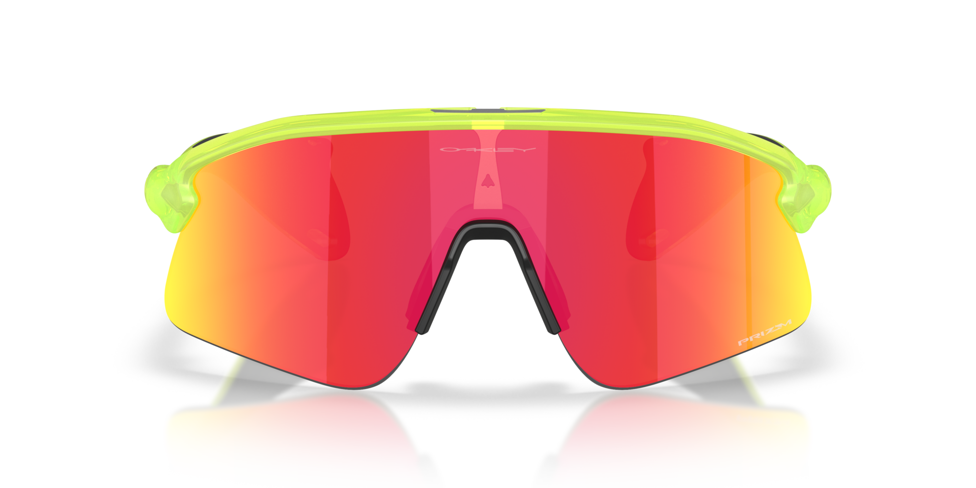 Oakley Stunt Devil matte uranium sunglasses with Prizm Ruby shield lens