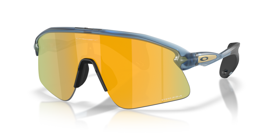 Oakley Stunt Devil matte trans abyss sunglasses with Prizm 24K shield lens