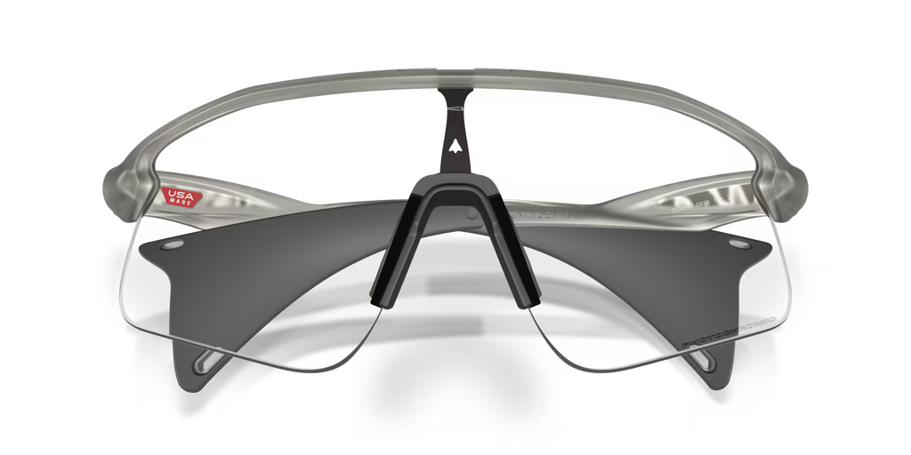 Oakley Stunt Devil Grey Ink sunglasses with photochromic shield lens